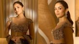 Mira Rajput stuns in Arpita Mehta black and rose gold embroidered lehenga at Anant Ambani and Radhika Merchant's sangeet party