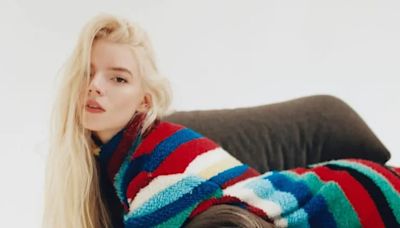 Sastrería, red, brillos y mucha piel: Anya Taylor-Joy deslumbra en la portada de Elle Magazine