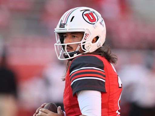 Cam Rising injury update: Utah QB hand bandaged, in street clothes