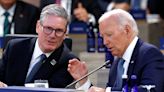 Starmer to hold first meeting with Biden at Nato summit as PM promises new air defences for Ukraine - live