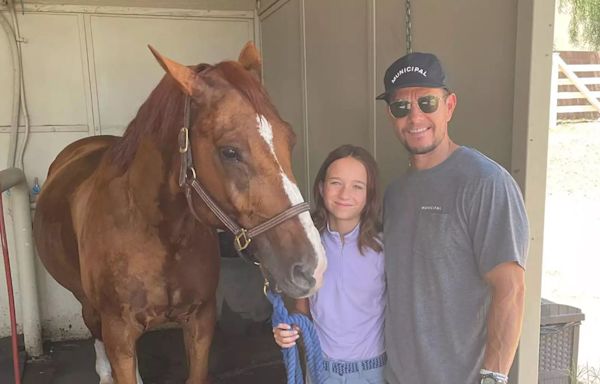 Mark Wahlberg Shows Off His Daughter Grace's Equestrian Skills: ‘My Girl and Her Horse’