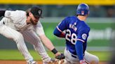 Charlie Blackmon's 2-run double in the 8th inning leads Rockies past Rangers 4-2