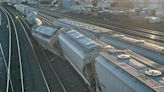 PHOTO: CSX train derailment in Cleveland yard