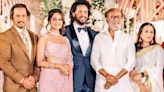 Viral: Rajinikanth And His Daughter Attend Arjun Sarja's Daughter Aishwarya's Reception