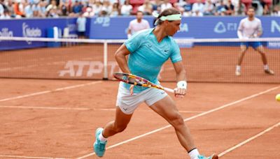 Rafael Nadal match suspended as Spaniard plays doubles with Casper Ruud