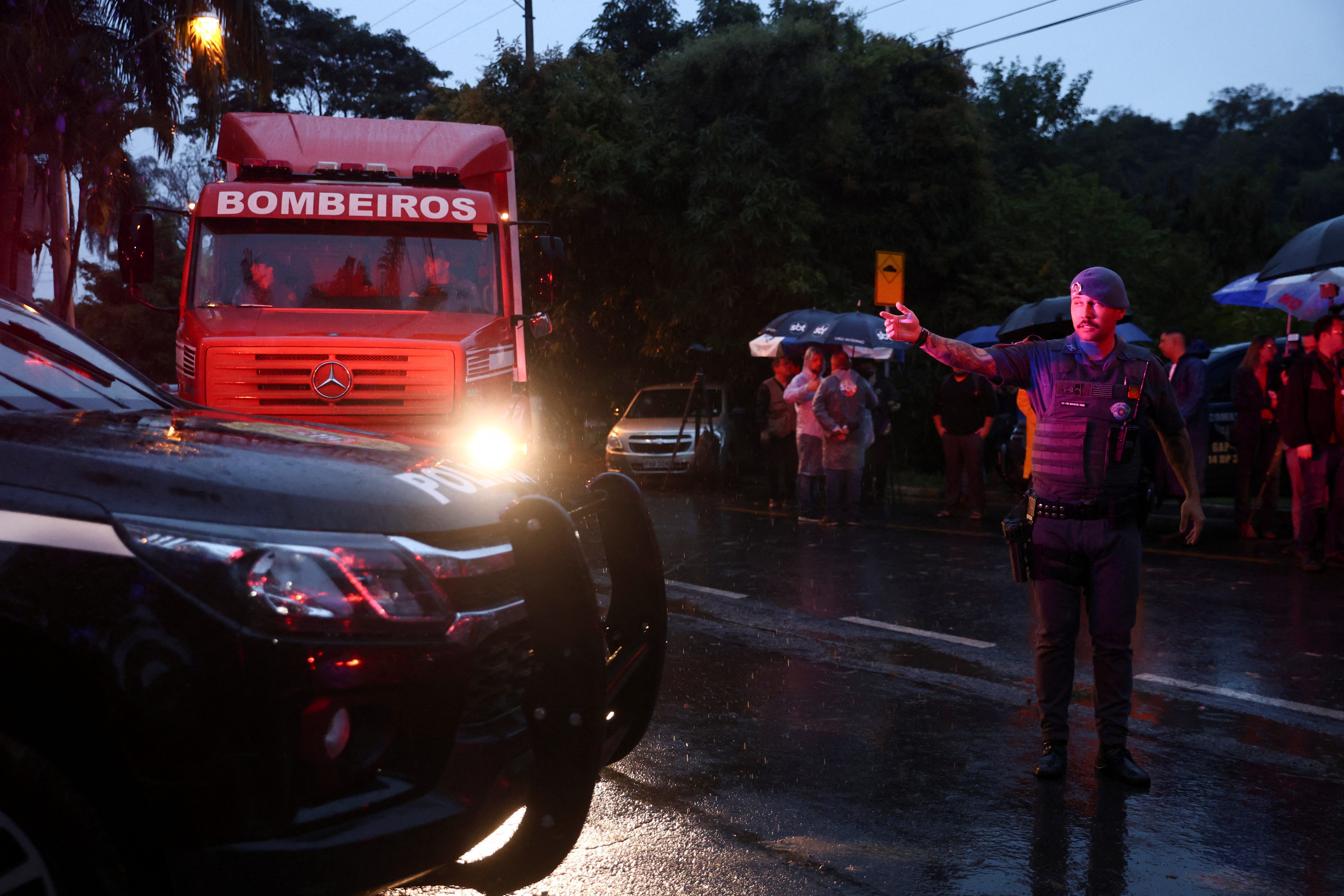 61 killed after plane crashes in Brazil, officials say. Video shows aircraft plummeting.