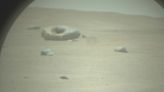 Image captured by Mars rover shows a mysterious ‘doughnut’ on the planet’s surface