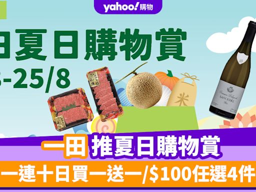 一田優惠｜一田夏日購物賞！一連十日限時買一送一/$100任選4件/獨家直送北海道食品