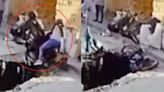 Impactante video de motociclistas que cayeron a gigantesco hueco, en vía de Barranquilla