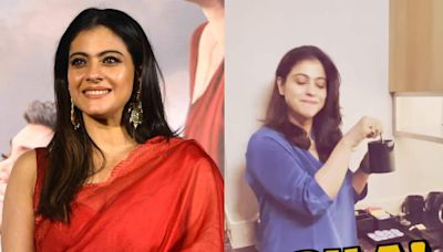 Kajol posts an adorable winsome guide on how to make coffee, watch now