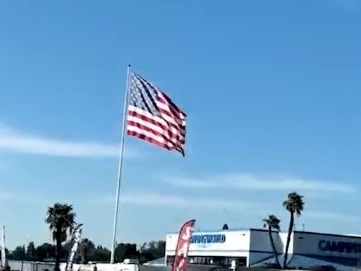 Retailer shock officials when told to remove American flag