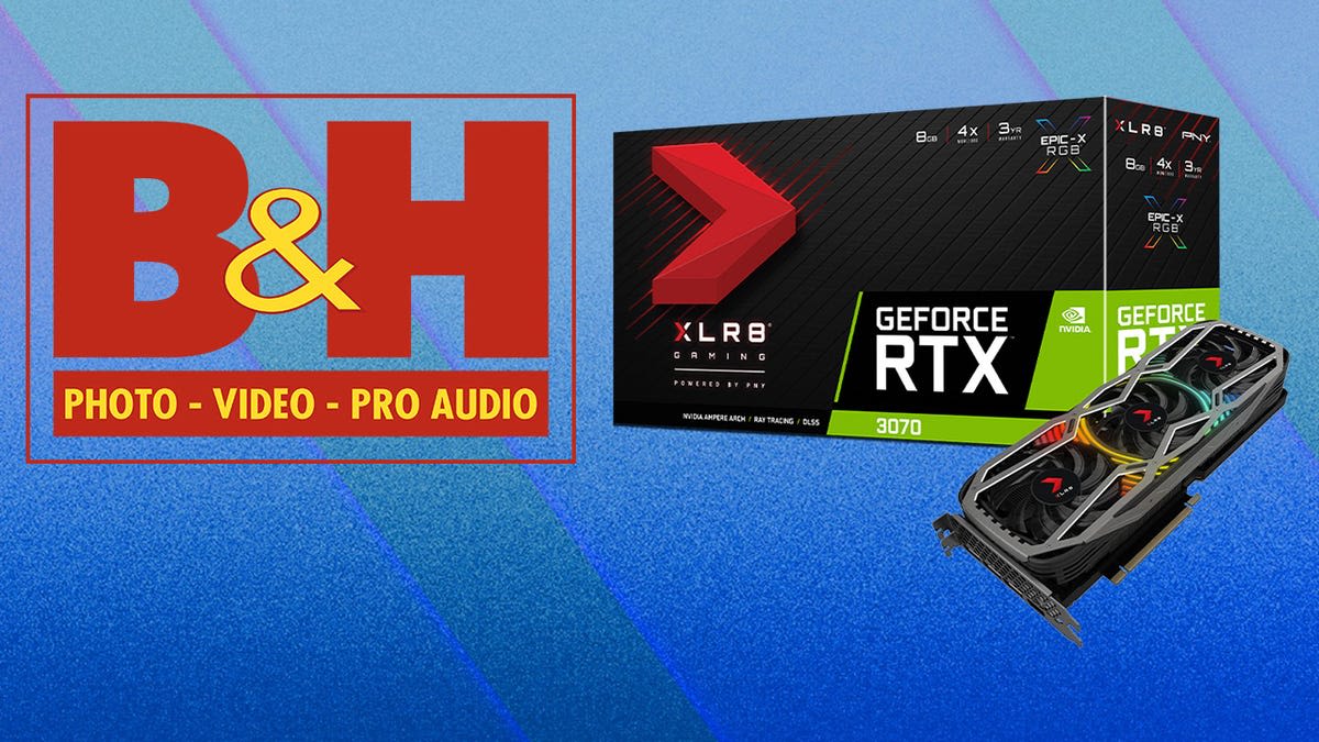 Upgrade to an RTX 3070 graphics card for $220 off right now