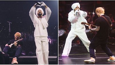 Diljit Dosanjh drops PICS with Ed Sheeran from Birmingham Dil-Luminati Tour; fans call it ‘The Great Collab of All time’