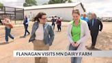 Lt. Gov. Flanagan visits MN dairy farm, stresses importance of farmers' mental health