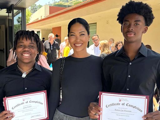 Kimora Lee Simmons Celebrates Sons Kenzo and Gary's Middle School Graduation: 'Couldn’t Be a Prouder Mom!'