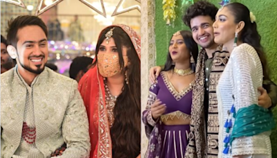 Adnaan Shaikh gets married to ladylove Ayesha: Bride refuses to take off mask, Vishal and Sana attend