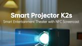 內建 Android 12 電視棒、 JBL 劇院式啦叭 Yaber Smart Projector K2s 智能投影機