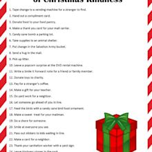 25 Ideas for Random Acts of Christmas Kindness for Kids | Kids ...