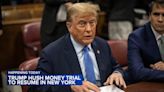 Prosecutors zero in on details as Trump's hush money trial resumes in New York