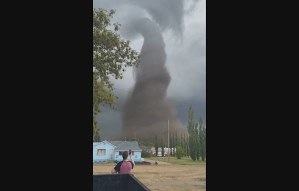 Twister spotted south of Camrose as tornado watch issued for parts of central Alberta