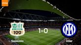 Sassuolo consigue la victoria en casa frente a Inter 1-0