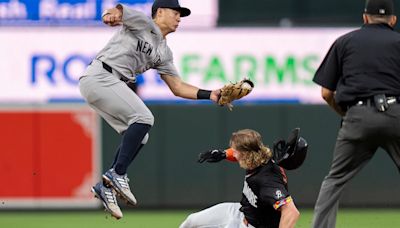 Judge hits 33rd homer, benches clear in 9th as Yankees top Orioles 4-1 to trim AL East lead to 1