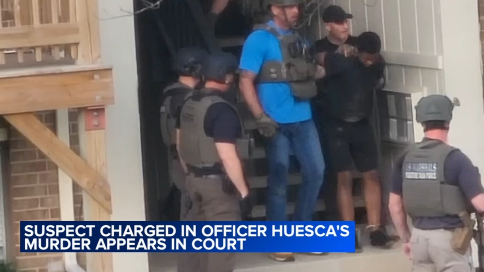 CPD Officer Luis Huesca shot 10 times, prosecutors say, as murder suspect appears in court