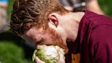 University of Minnesota students race to … eat lettuce?