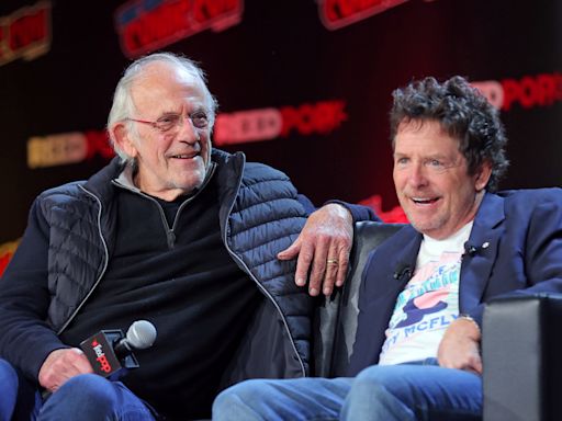 Michael J. Fox Teams Up with 'Back to the Future' Co-Star Christopher Lloyd for Teasy Announcement