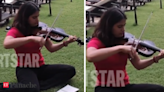 Manu Bhaker's violin performance goes viral: Watch her play the national anthem - The Economic Times