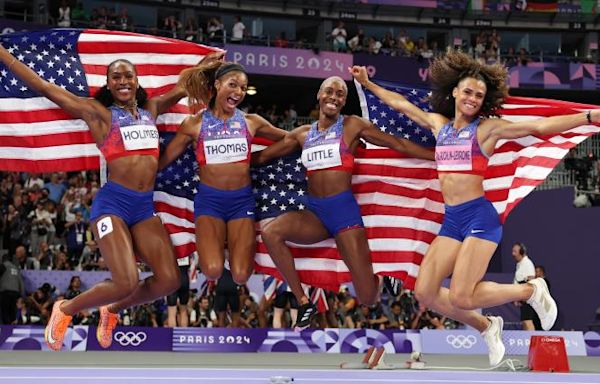 Olympics track and field Day 9 results: USA sweeps 4x100m relays, narrowly wins women's 100m hurdles | Sporting News