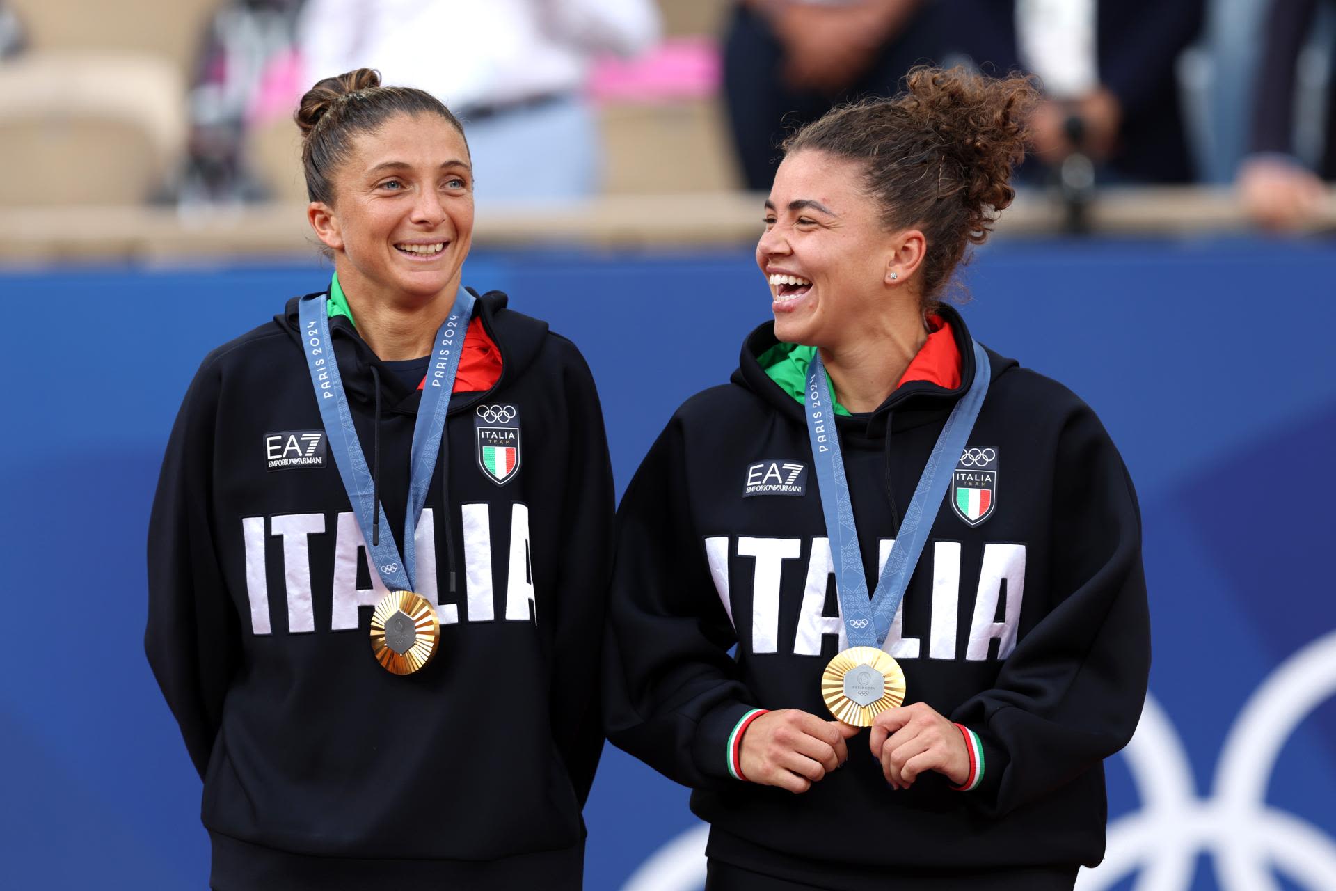 Sara Errani and Jasmine Paolini full of joy: Errani like Djokovic