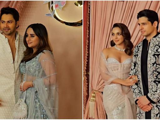 Anant Ambani-Radhika Merchant Sangeet: Varun Dhawan-Natasha make 1st appearance post welcoming baby; Sidharth Malhotra-Kiara Advani dish couple goals