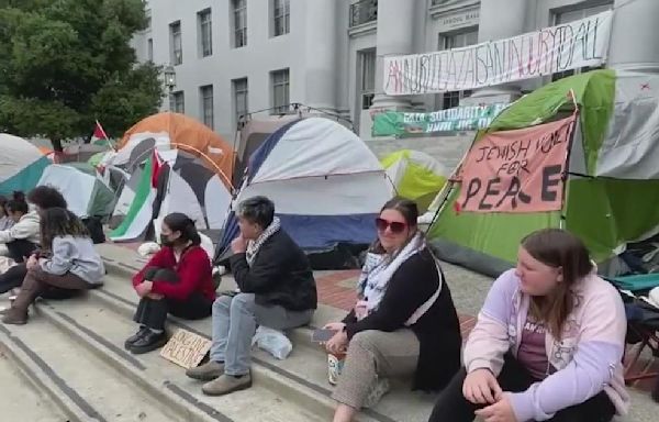 UC Berkeley students vow they won't leave campus pro-Palestinian protest until they get results