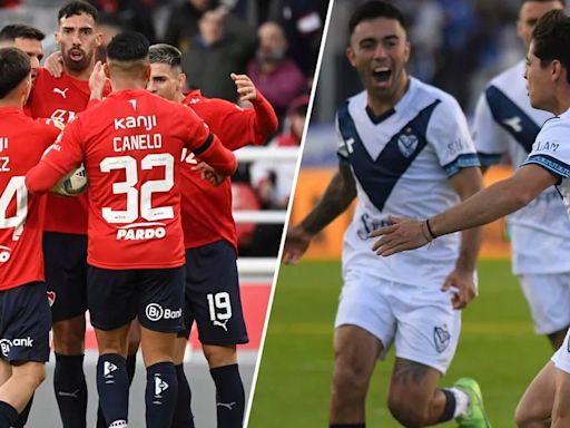 La agenda de la Liga Profesional: una jornada con cuatro partidos en la que se destaca el duelo entre Independiente y Vélez