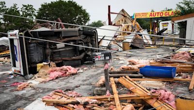 CenterPoint Energy updates on power restoration after winds comparable to a Category 1 Hurricane tear through Houston area