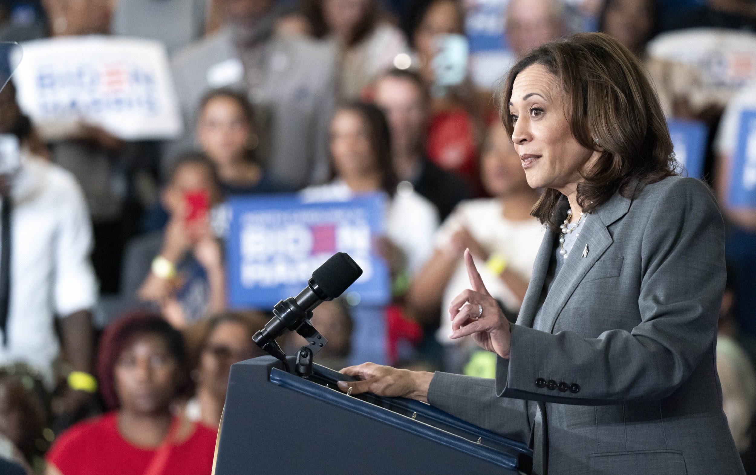 Trump campaign attacks Harris amid fears she’ll replace Biden