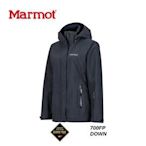 【速捷戶外】美國 Marmot 土撥鼠 35570 女Goretex 兩件式(內層羽絨外套)防水透氣外套(黑),登山雨衣