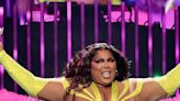 Lizzo Channels Spider-Woman in a Neon and Nude Illusion Catsuit