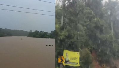 Heavy Rains Trigger Flooding in Sringeri; Tunga River Exceeds Danger Mark: Math Issues Warning