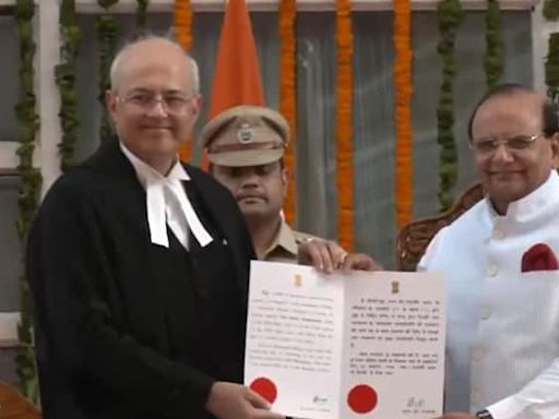 Justice Manmohan Takes Oath As Chief Justice Of Delhi High Court