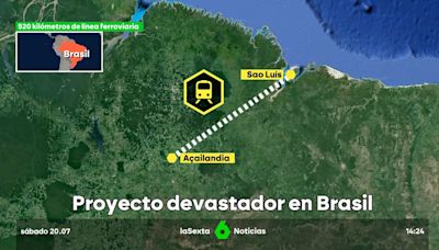 La construcción de una línea ferroviaria de 520 kilómetros en el Amazonas amenaza a las poblaciones indígenas