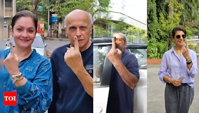 Lok Sabha Elections 2024: Tabu, Mahesh Bhatt, Paresh Rawal and others cast their votes | Hindi Movie News - Times of India