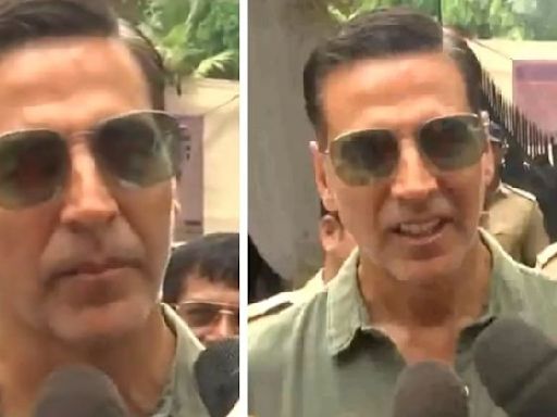 Here's What Akshay Kumar Said As He Cast His First Vote After Getting Indian Citizenship