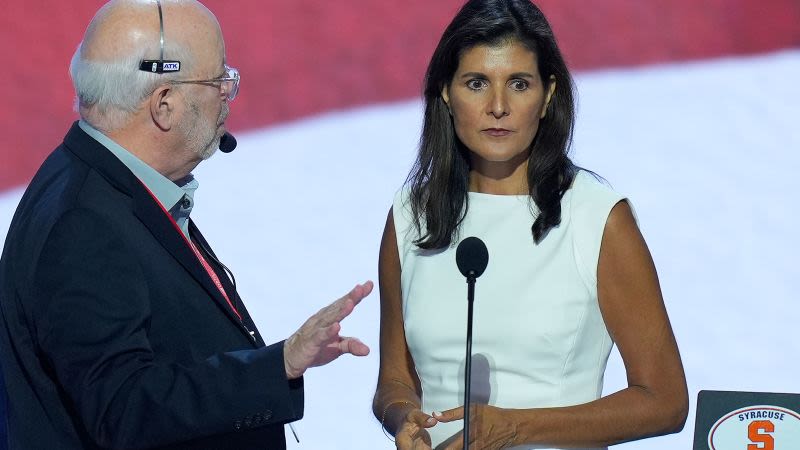 Nikki Haley will make the case for electing Trump in her convention speech