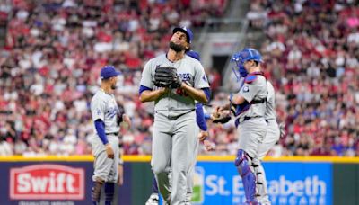 Dodgers' injury-ravaged bullpen finally implodes in loss to Reds