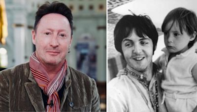 Julian, filho de John Lennon, emociona fãs ao postar fotos de infância com Paul McCartney e usar música dos Beatles feita para ele como trilha