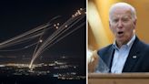 President Biden hopes Iran backs down from conflict with Israel - after Hezbollah fires rocket barrage from Lebanon