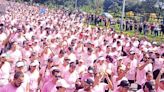 “5k y 10 años de lucha”: sobreviviente de cáncer, toda una ganadora en Carrera de las Rosas