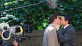 Bradley Cooper Kisses Matt Bomer on the Set of ‘Maestro’